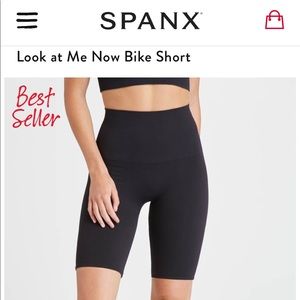 SPANX - look at me now bike shorts (brand new!)
